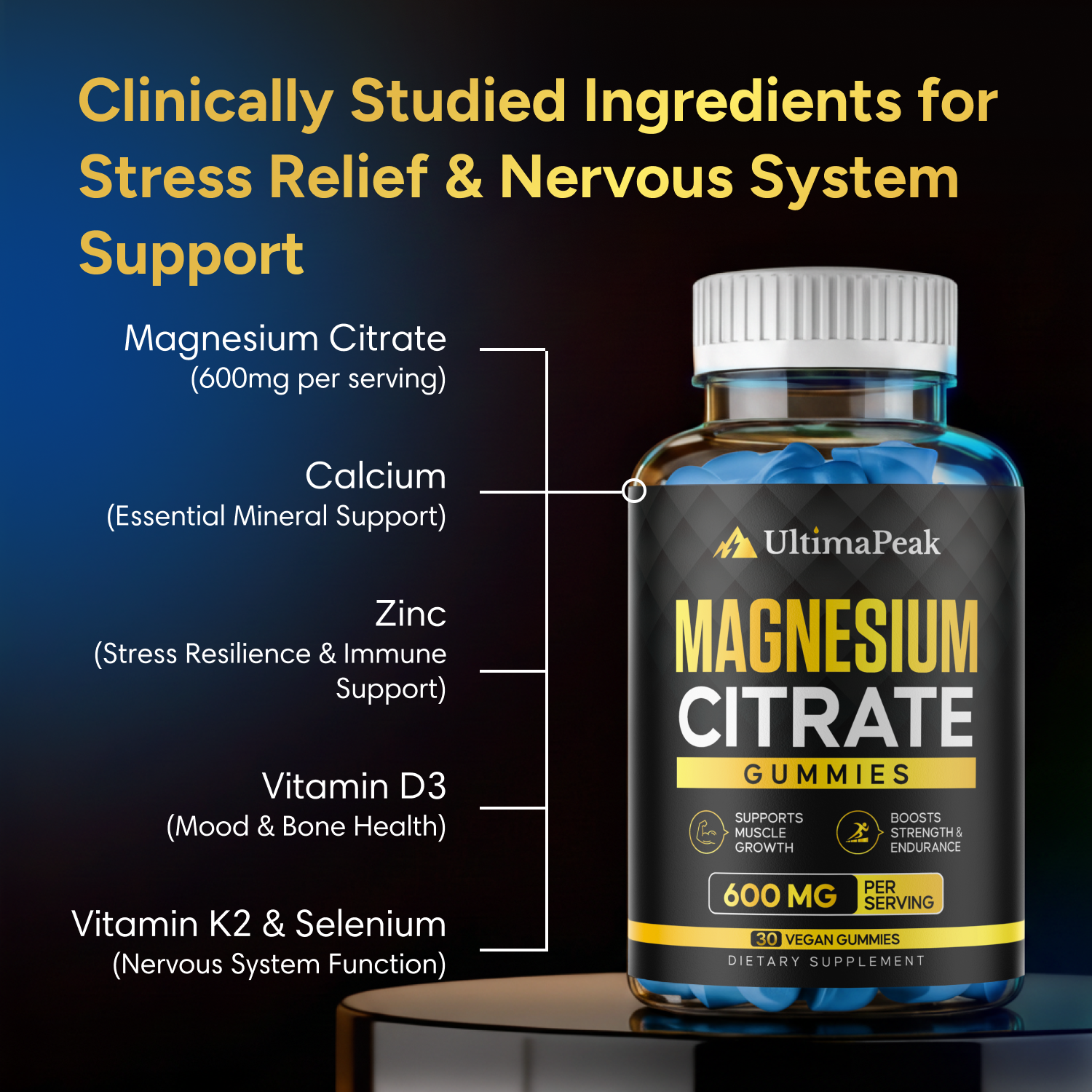 ULTIMAPEAK™ Magnesium Citrate Gummies