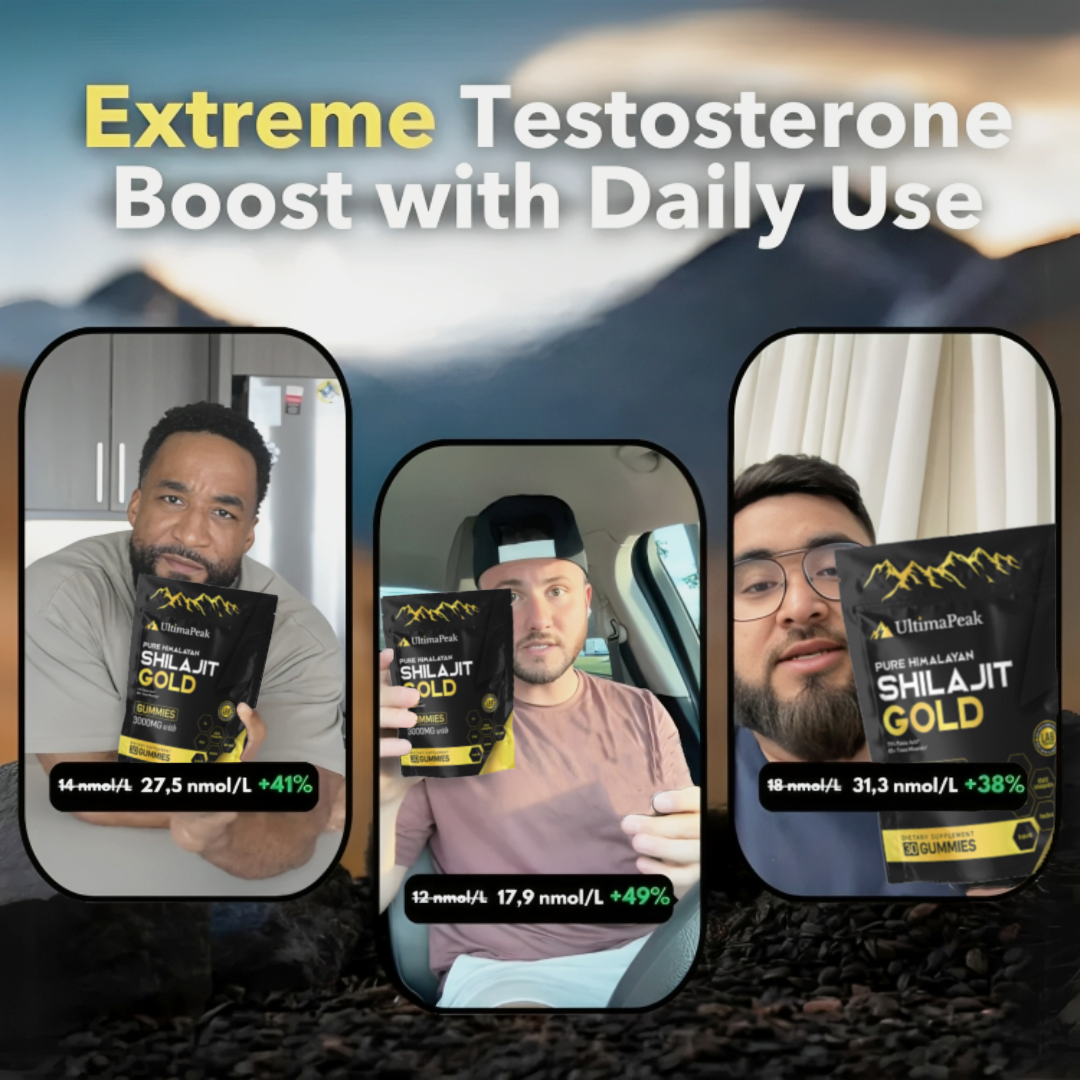ULTIMAPEAK™ Pure Shilajit Gummies - Now 6-in-1 Support