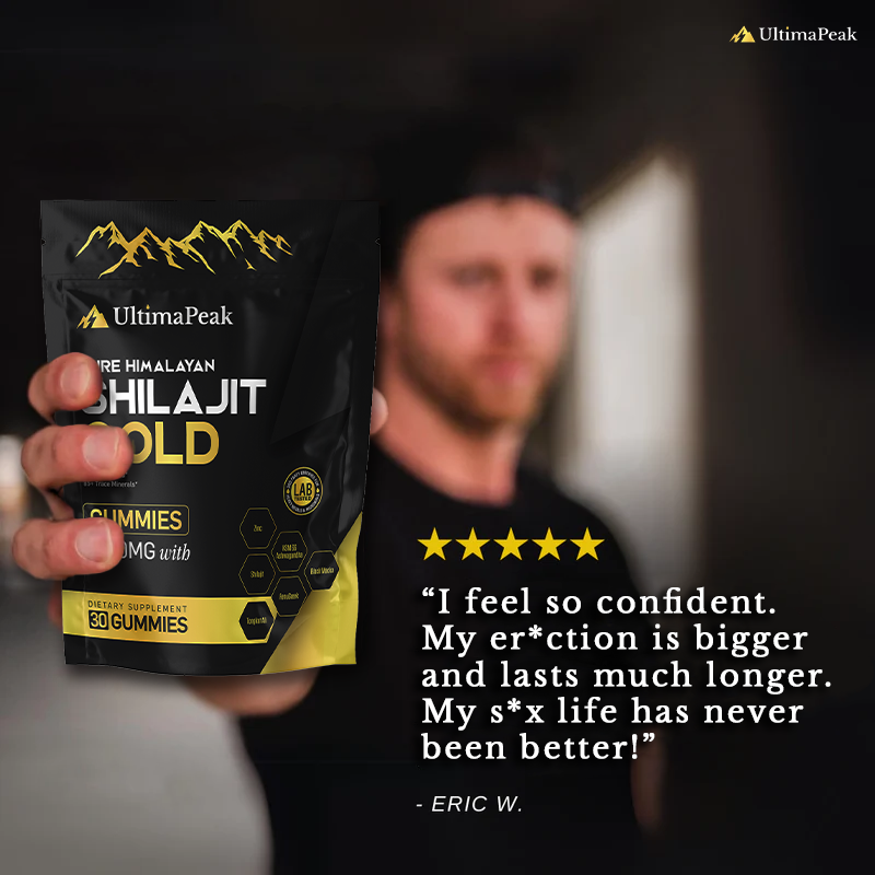 ULTIMAPEAK™ Pure Shilajit Gummies - Now 6-in-1 Support