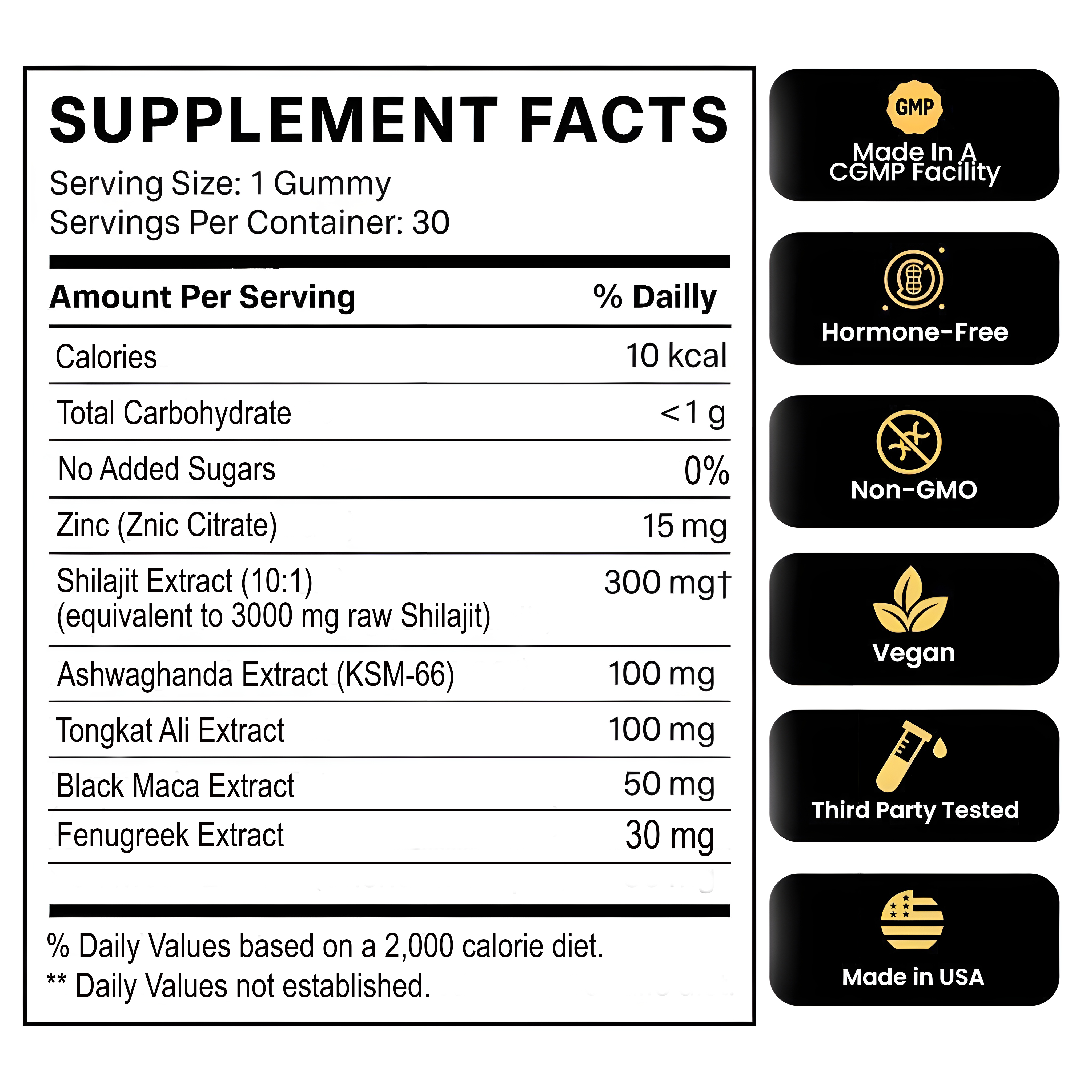 Pure Shilajit Gummies