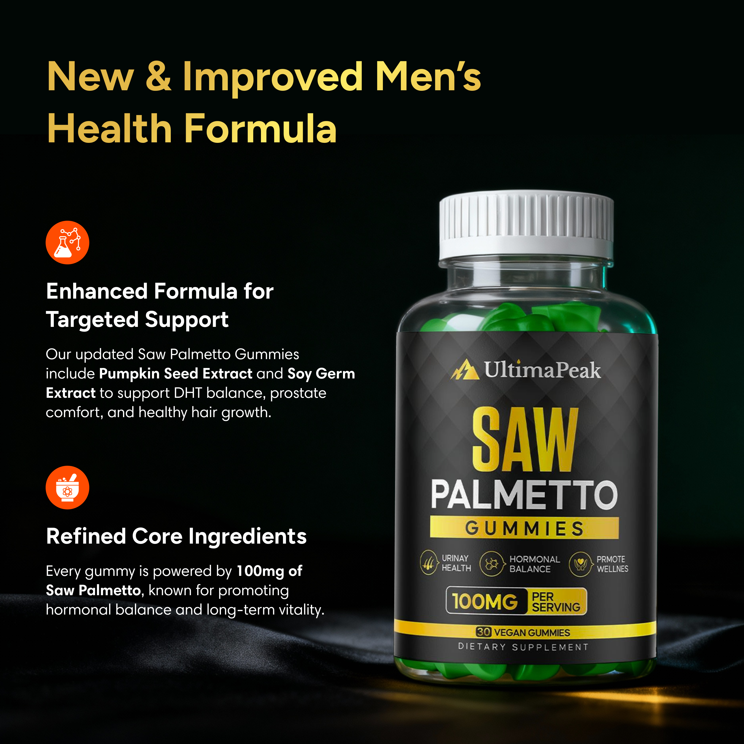 ULTIMAPEAK™ Saw Palmetto Gummies