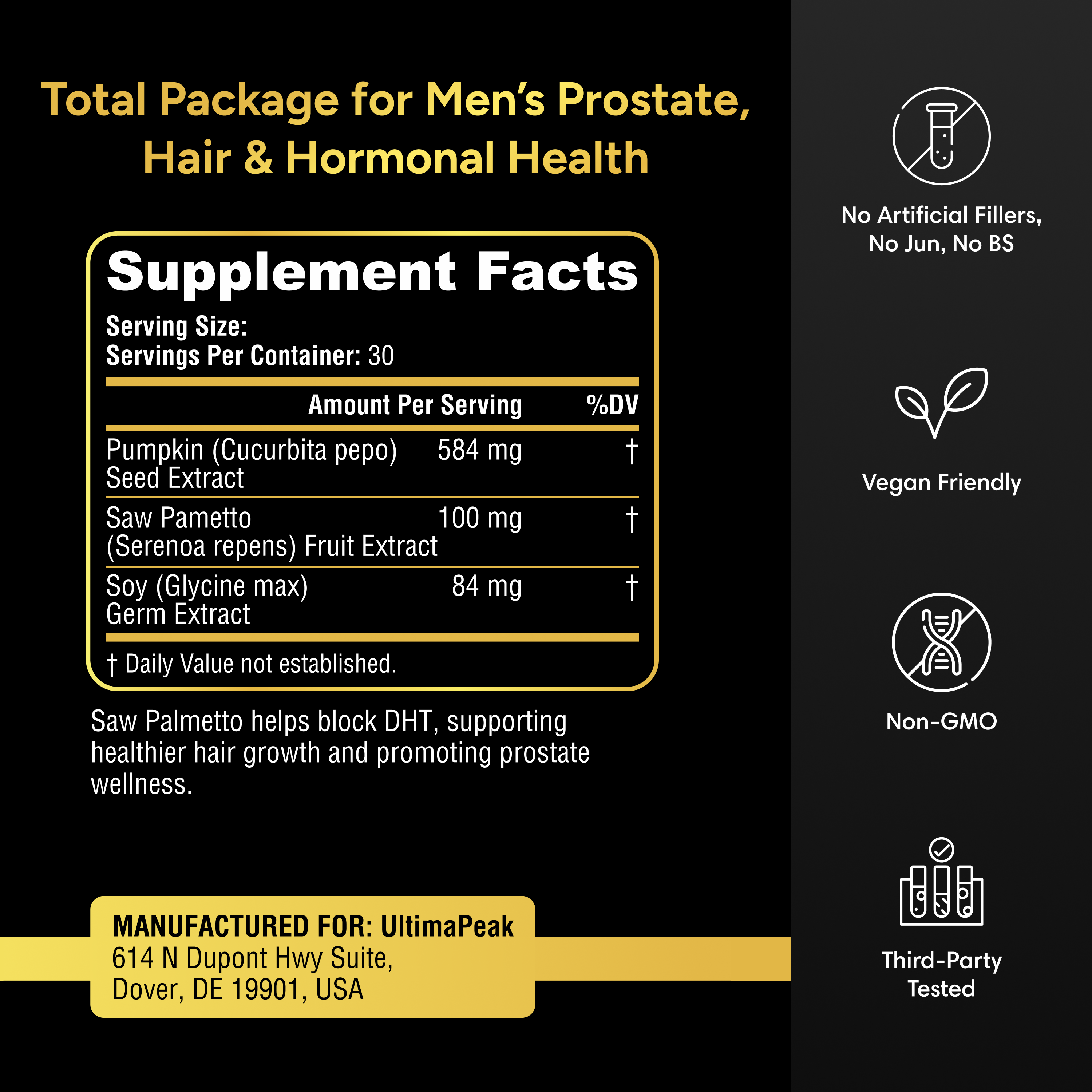 ULTIMAPEAK™ Saw Palmetto Gummies
