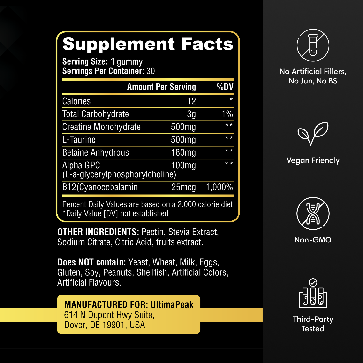 ULTIMAPEAK™ Creatine Gummies