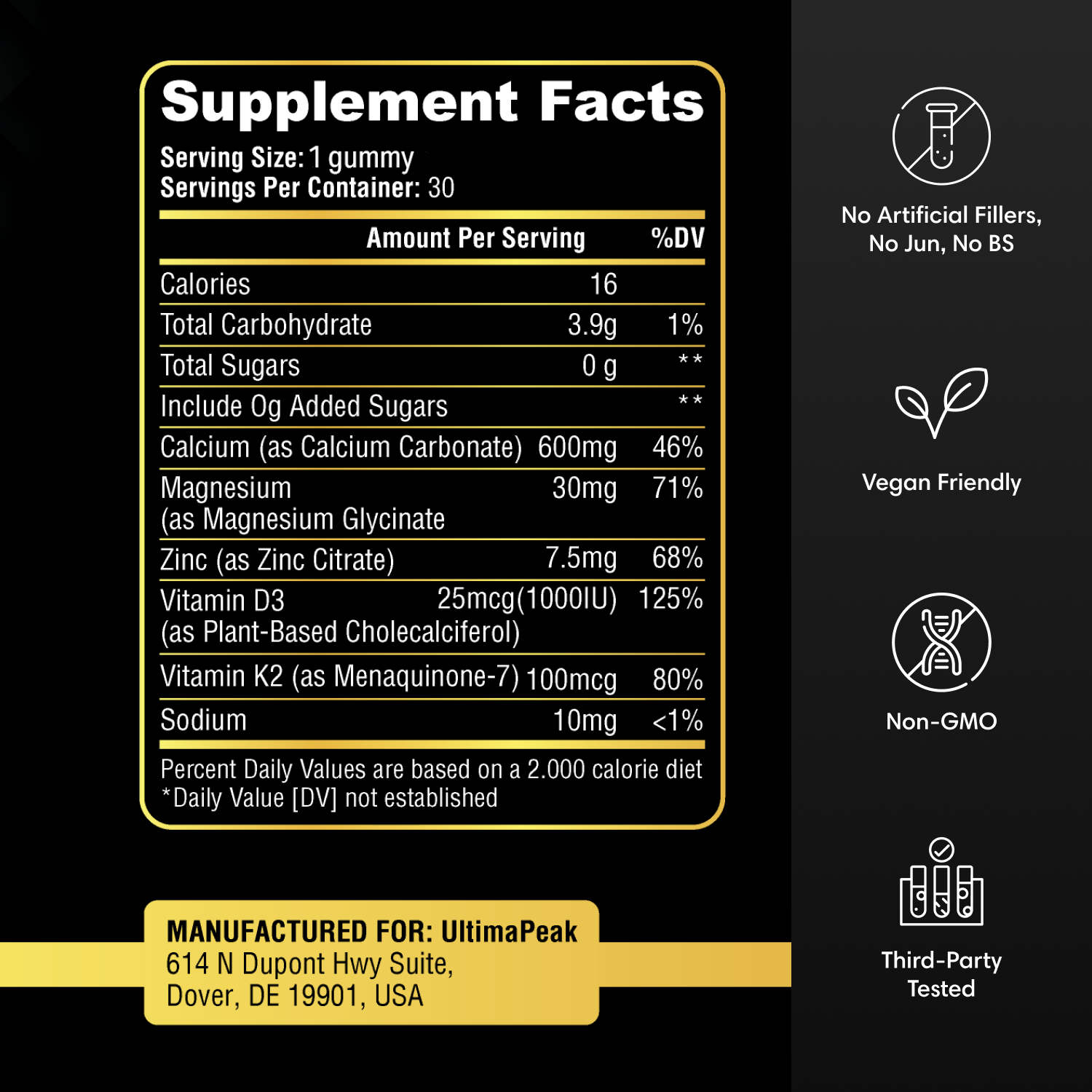 ULTIMAPEAK™ Magnesium Citrate Gummies