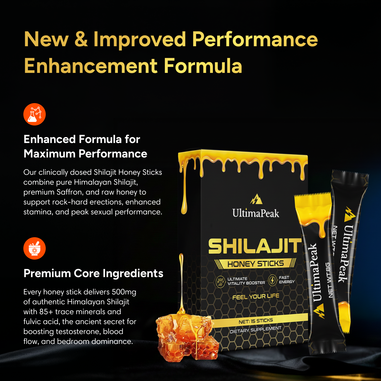 ULTIMAPEAK™ 15-Honey Packs