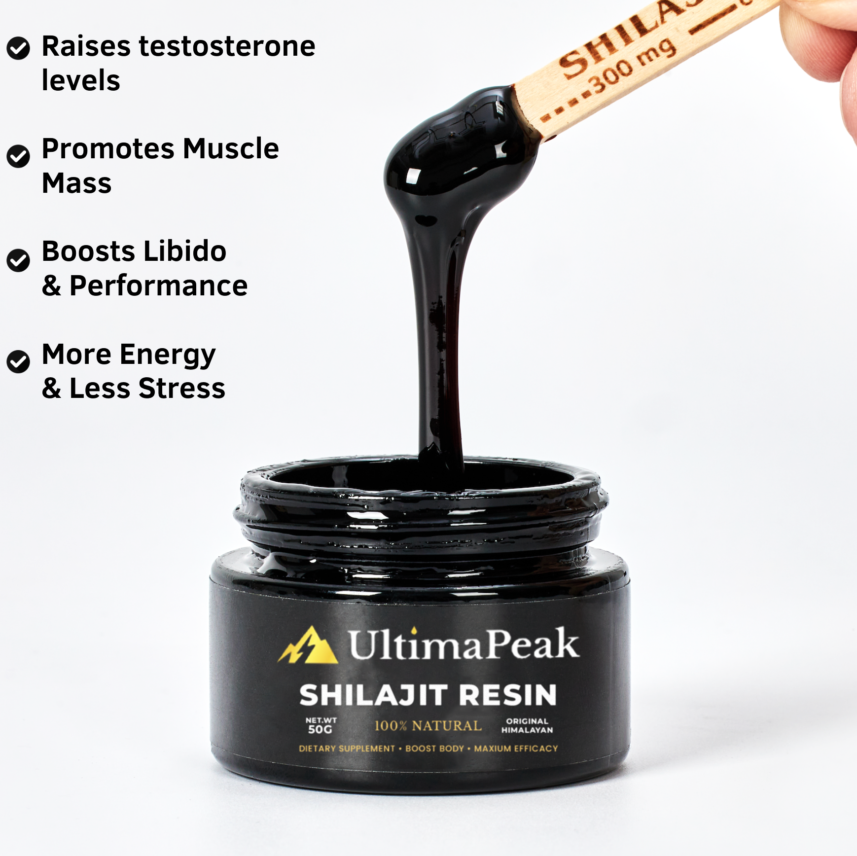 ULTIMAPEAK™ Pure Shilajit Resin (30G)